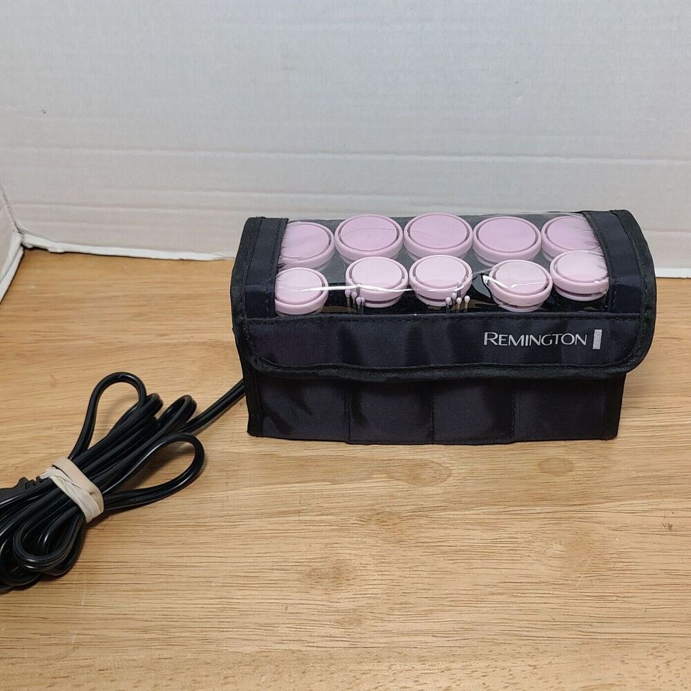 Remington H-1015 Compact Ceramic Travel Hair Setter 2 Sizes Hot Rollers J Clips - Picture 4 of 4